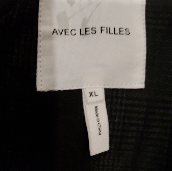 Avec Les Filles, Sequin Plaid Shirt Jacket. Size XL, NWT. - Picture 9 of 16